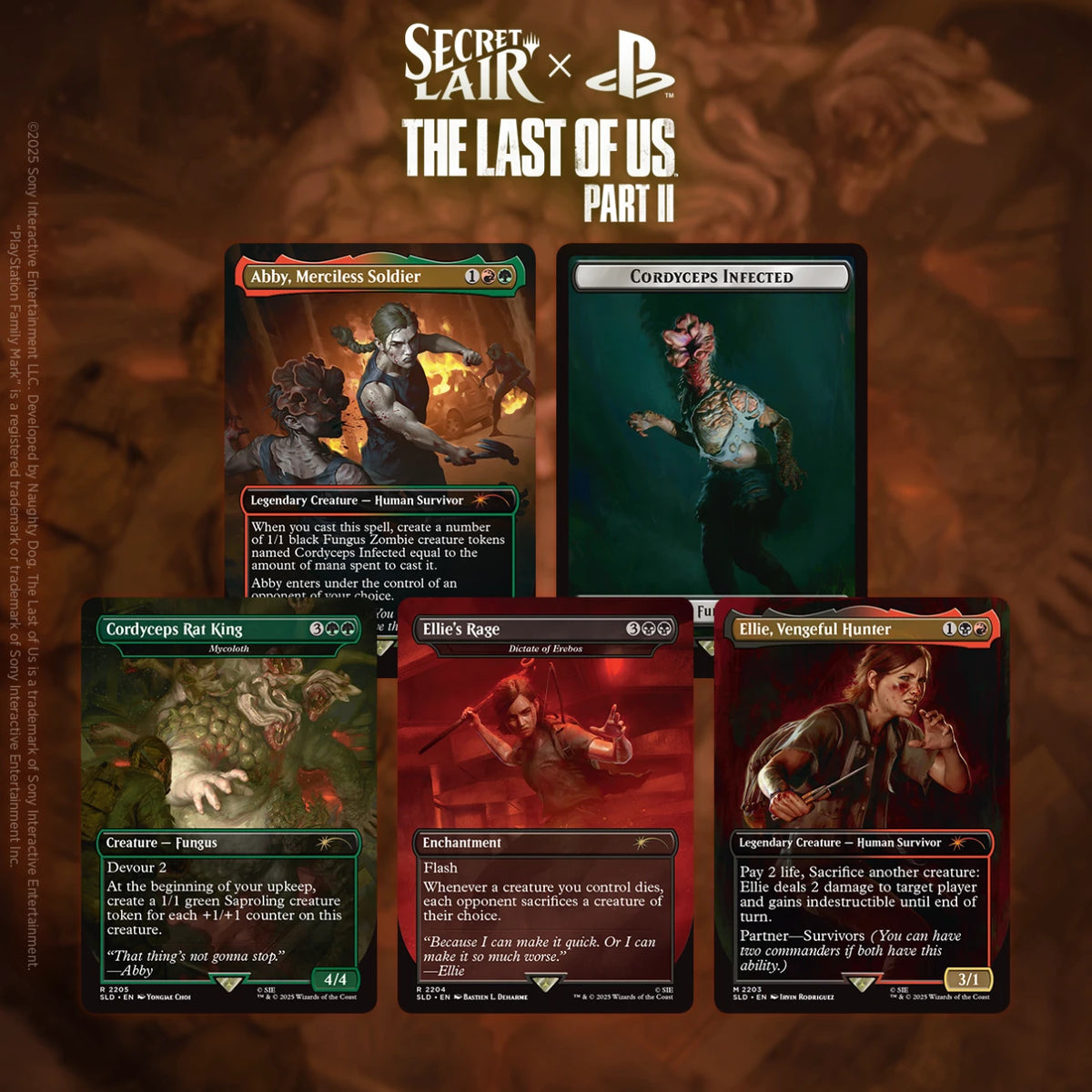 Magic: The Gathering - Secret Lair: Playstation: The Last of Us Part II: Path of Retribution