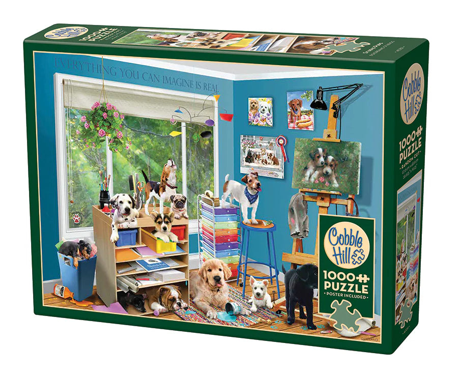 Puzzle : 1 000 chiots en studio