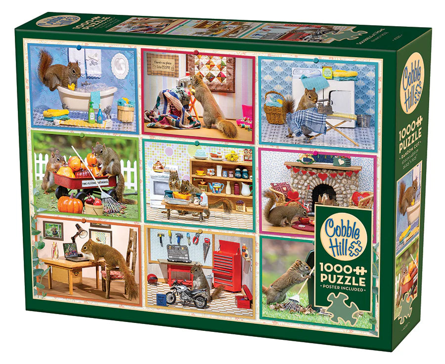 Puzzle: 1000 Squirrels at Home