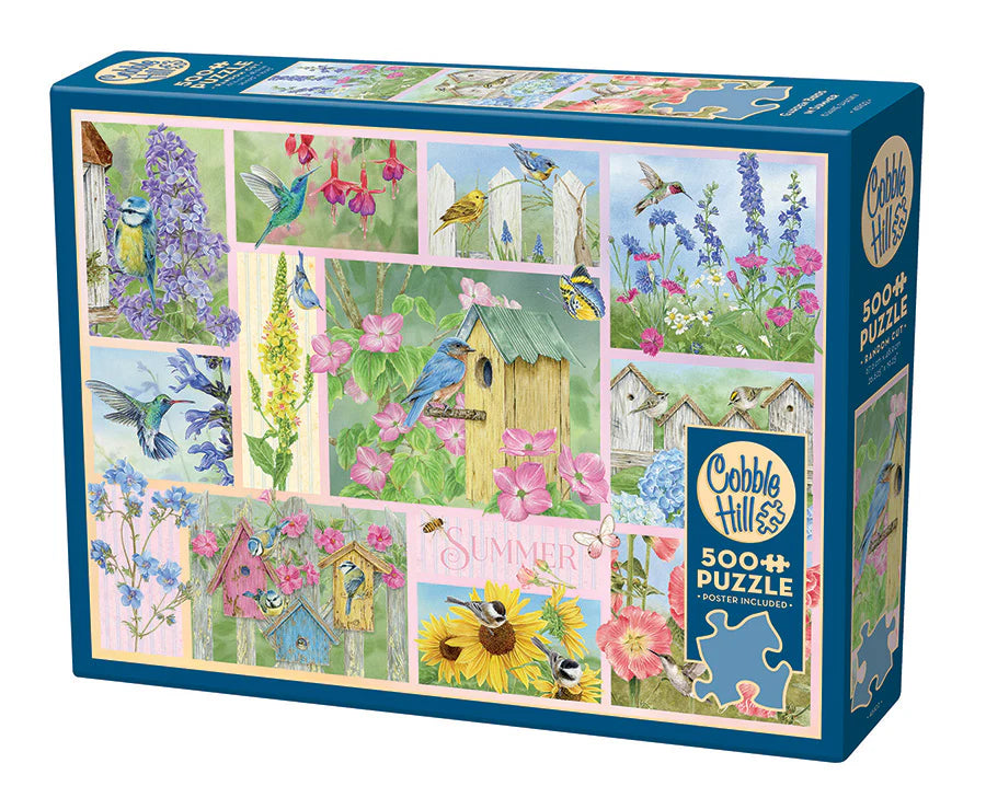 Puzzle : 500 oiseaux de jardin en été