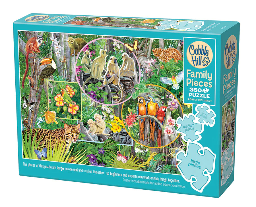 Puzzle : 350 Magie de la forêt tropicale (Famille)