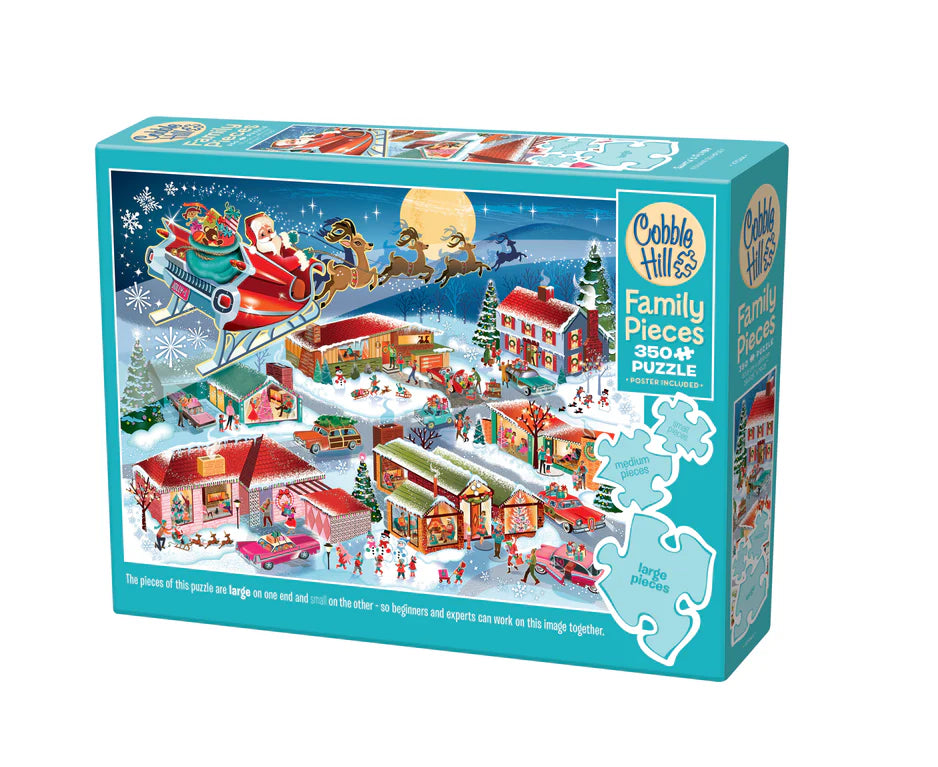 Puzzle : 350 Survol du Père Noël