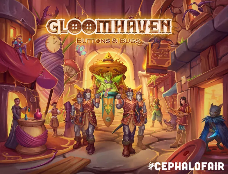 Gloomhaven : Boutons et Insectes