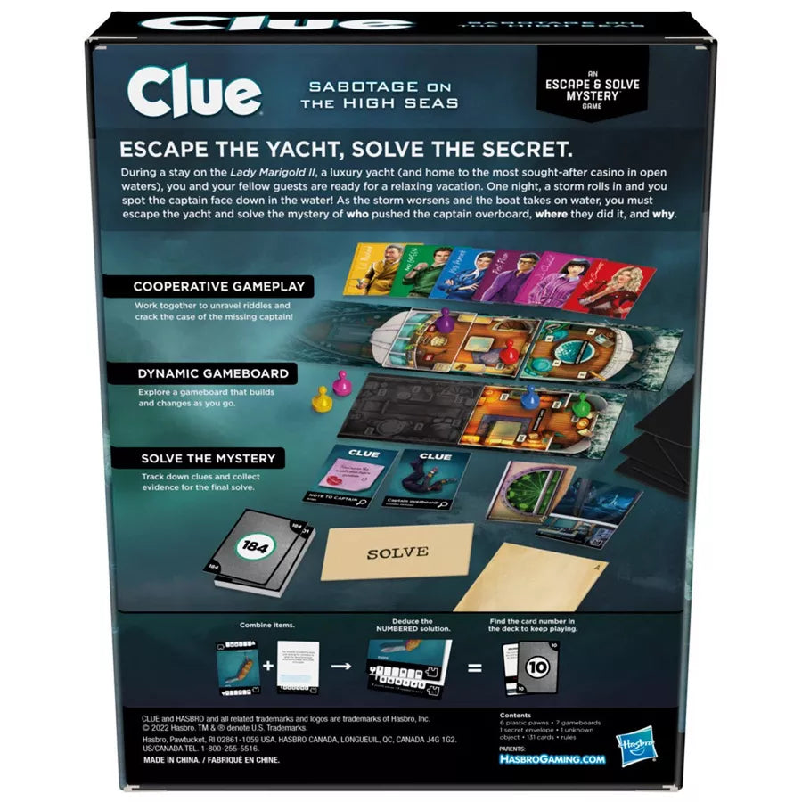 Clue: Sabotage on the High Seas