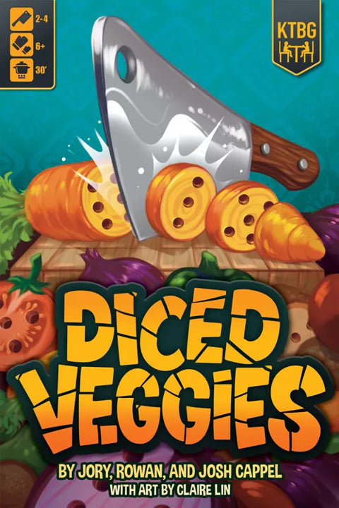 Légumes coupés en dés
