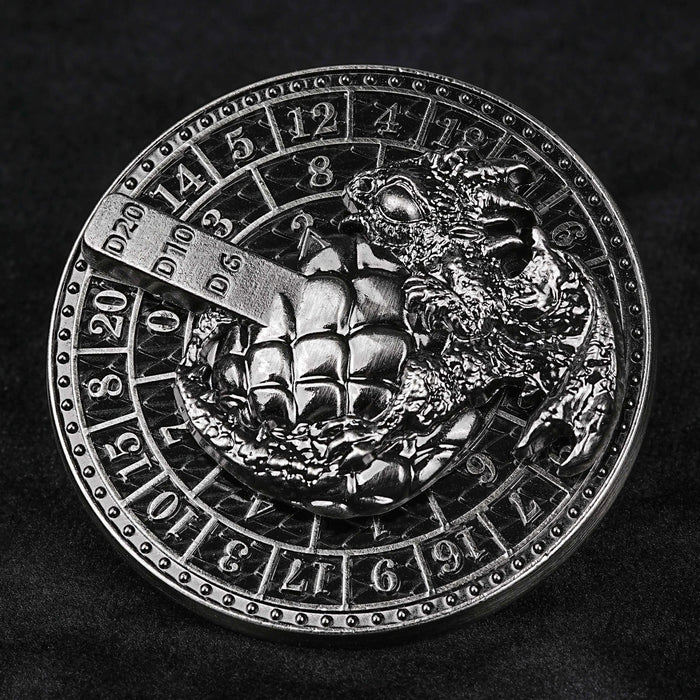 Dé Dragon Œuf Fileur: Argent
