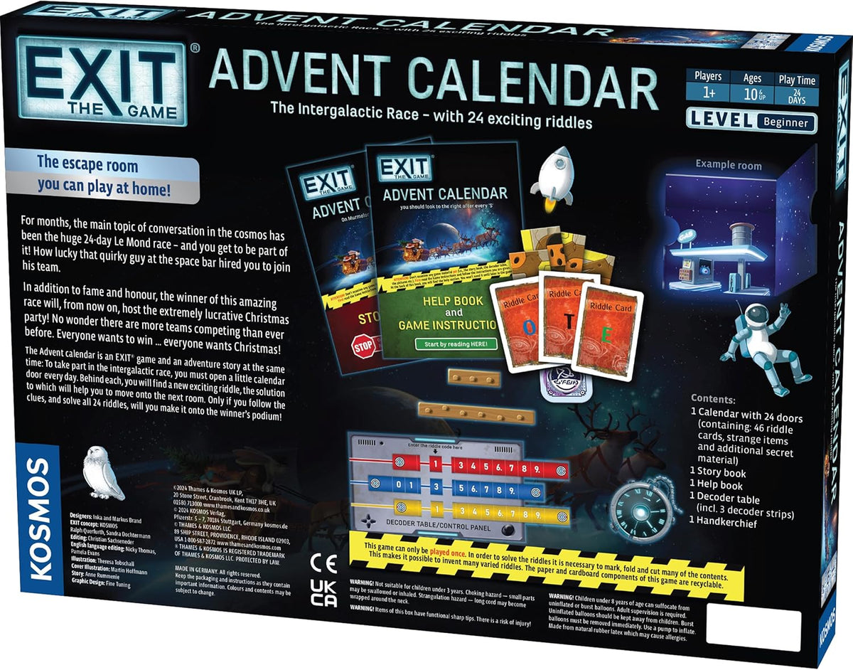EXIT : Calendrier de l&