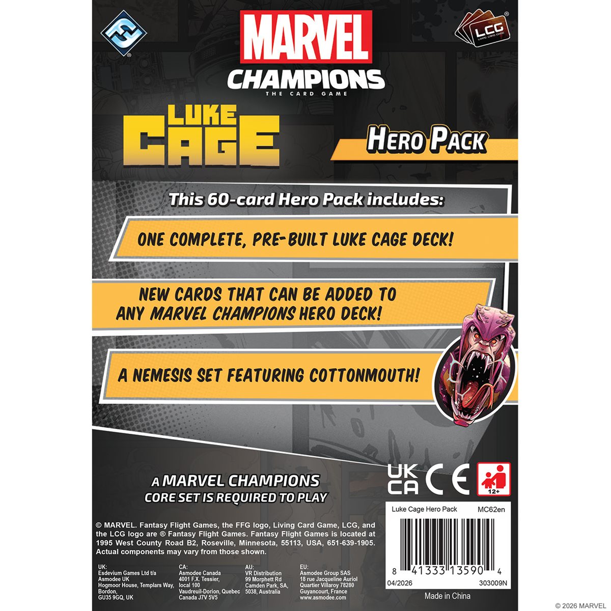 Marvel Champion LCG: Luke Cage - Hero Pack