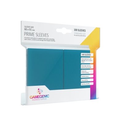 Protège-cartes : Gamegenic Prime Sleeves : Bleu (100)