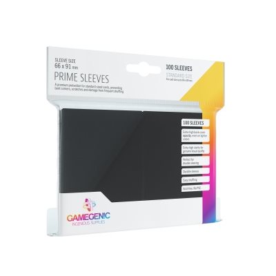 Manches : Gamegenic Prime Sleeves : Noir (100)