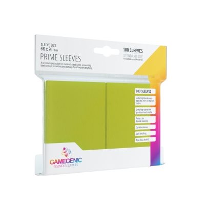 Pochettes : Gamegenic Prime Sleeves : Lime (100)
