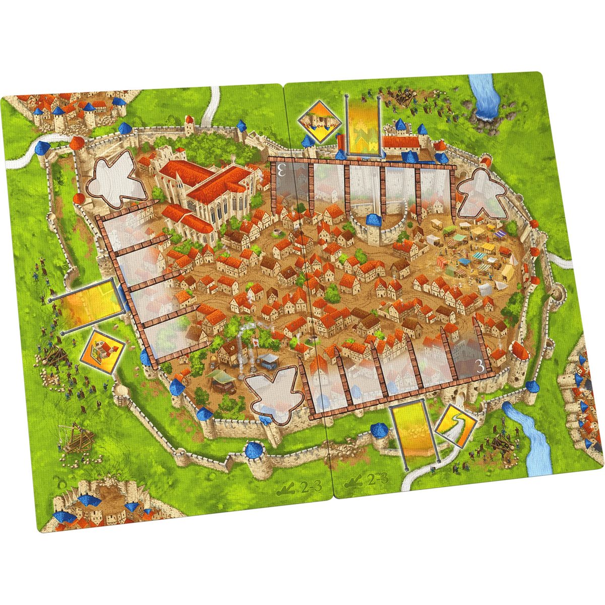 Carcassonne: Exp 7: Siege & Defence (EN) - Refresh