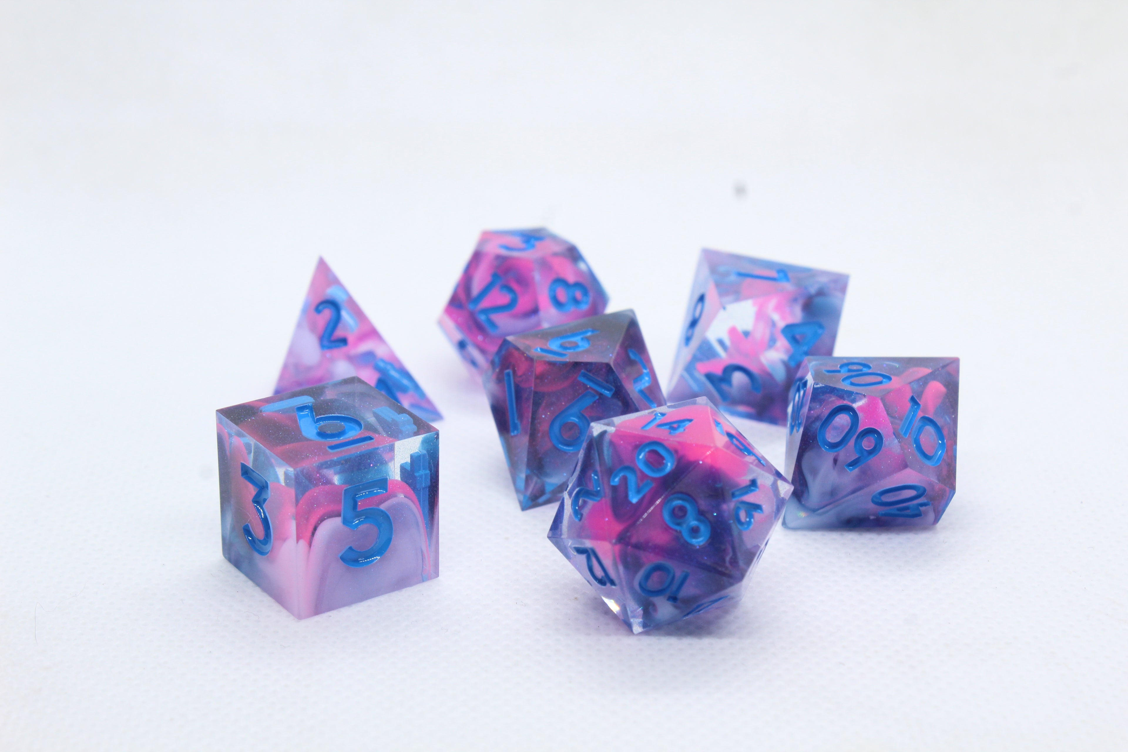 Sharp Edge Resin Dice: Nebula