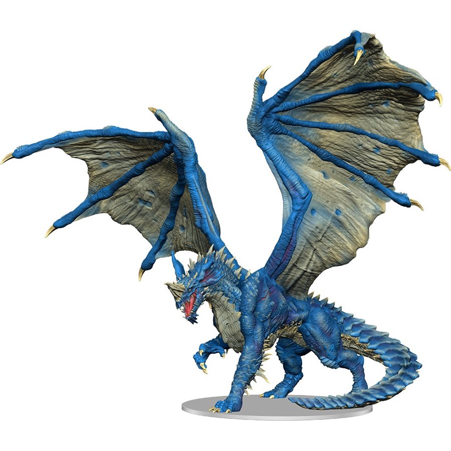 D&D Icons of the Realms: Adult Blue Shadow Dragon