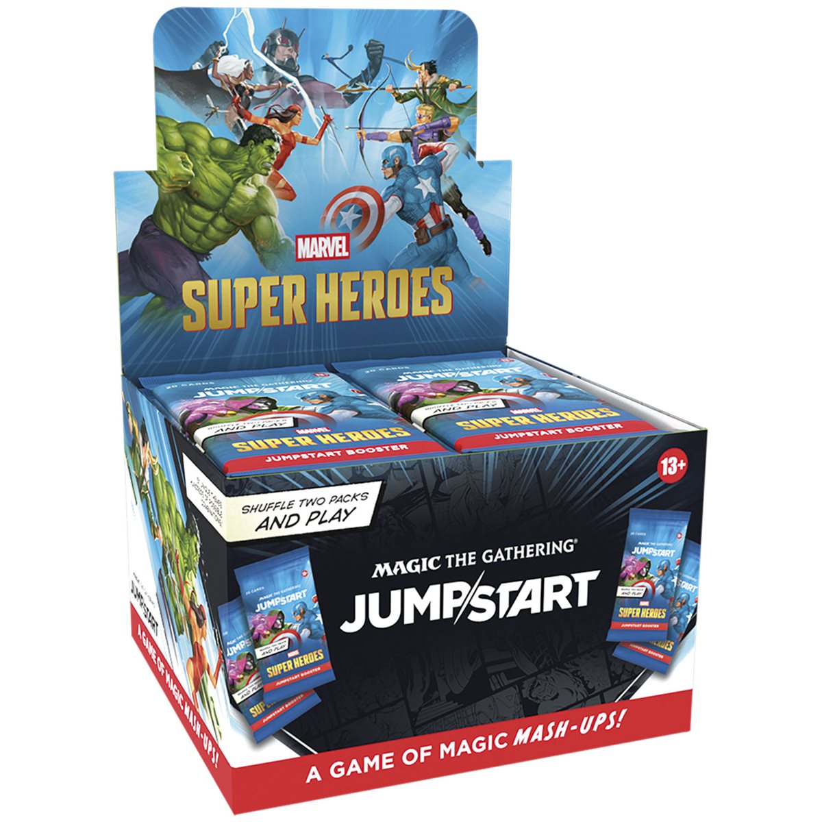Magic: The Gathering - Marvel Super Heroes - Jumpstart Booster Display