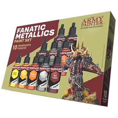 Army Painter : Warpaints Fanatic : Coffret de Peintures Métalliques
