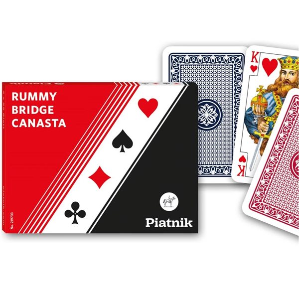 Cartes à jouer Piatnik - Jeu standard : Rami, Bridge, Canasta