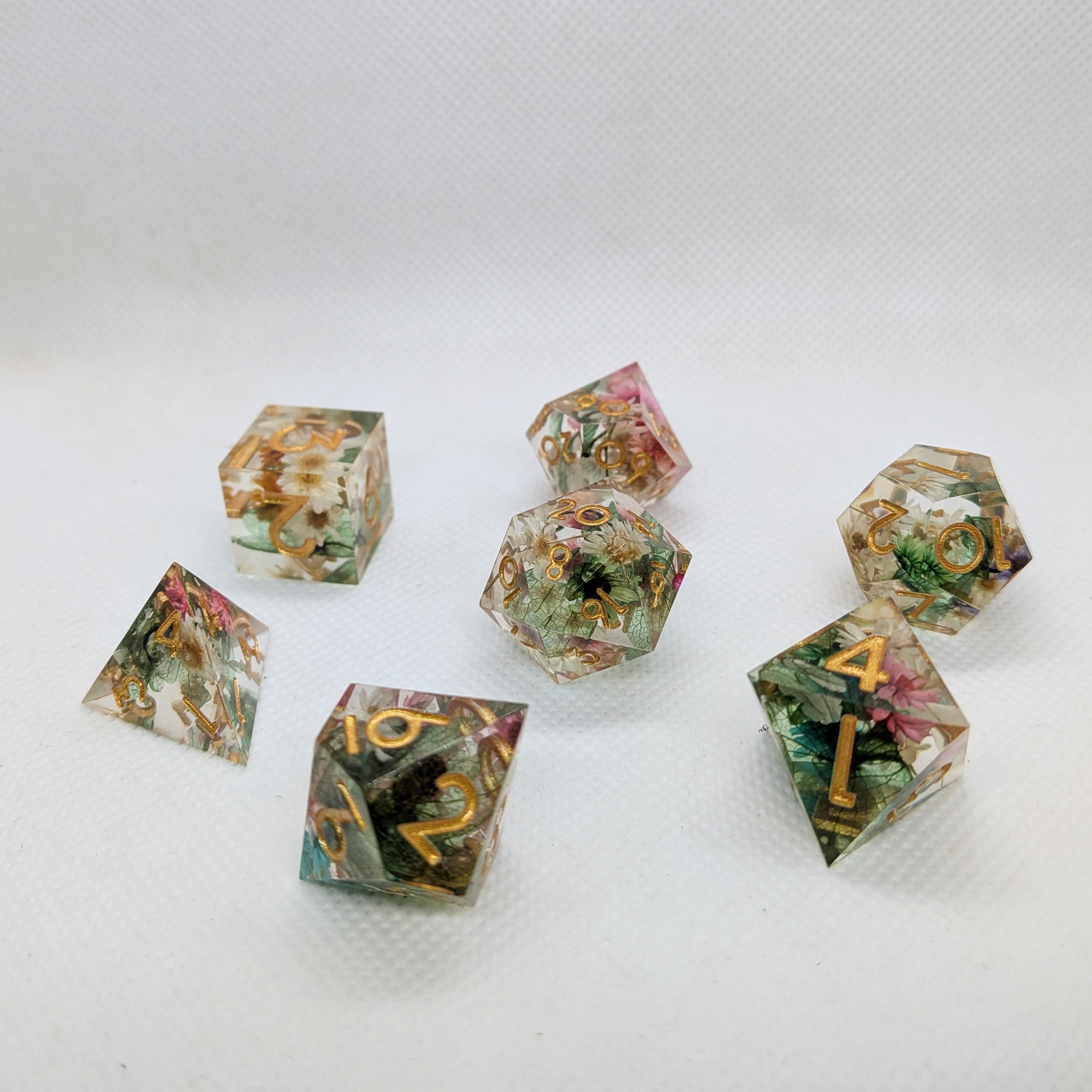 Sharp Edge Resin Dice: Ice Wings