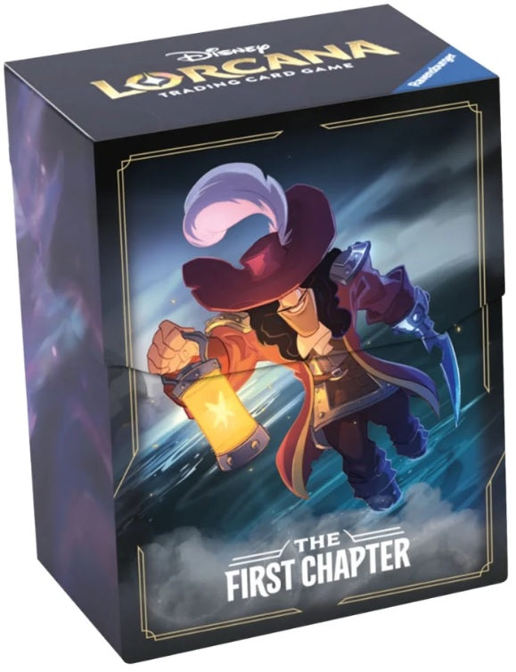 Disney Lorcana: Le Premier Chapitre : Boîte de Rangement Capitaine Crochet (80 cartes)