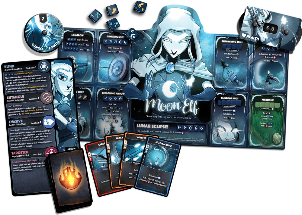 Dice Throne Hero Pack: Moon Elf
