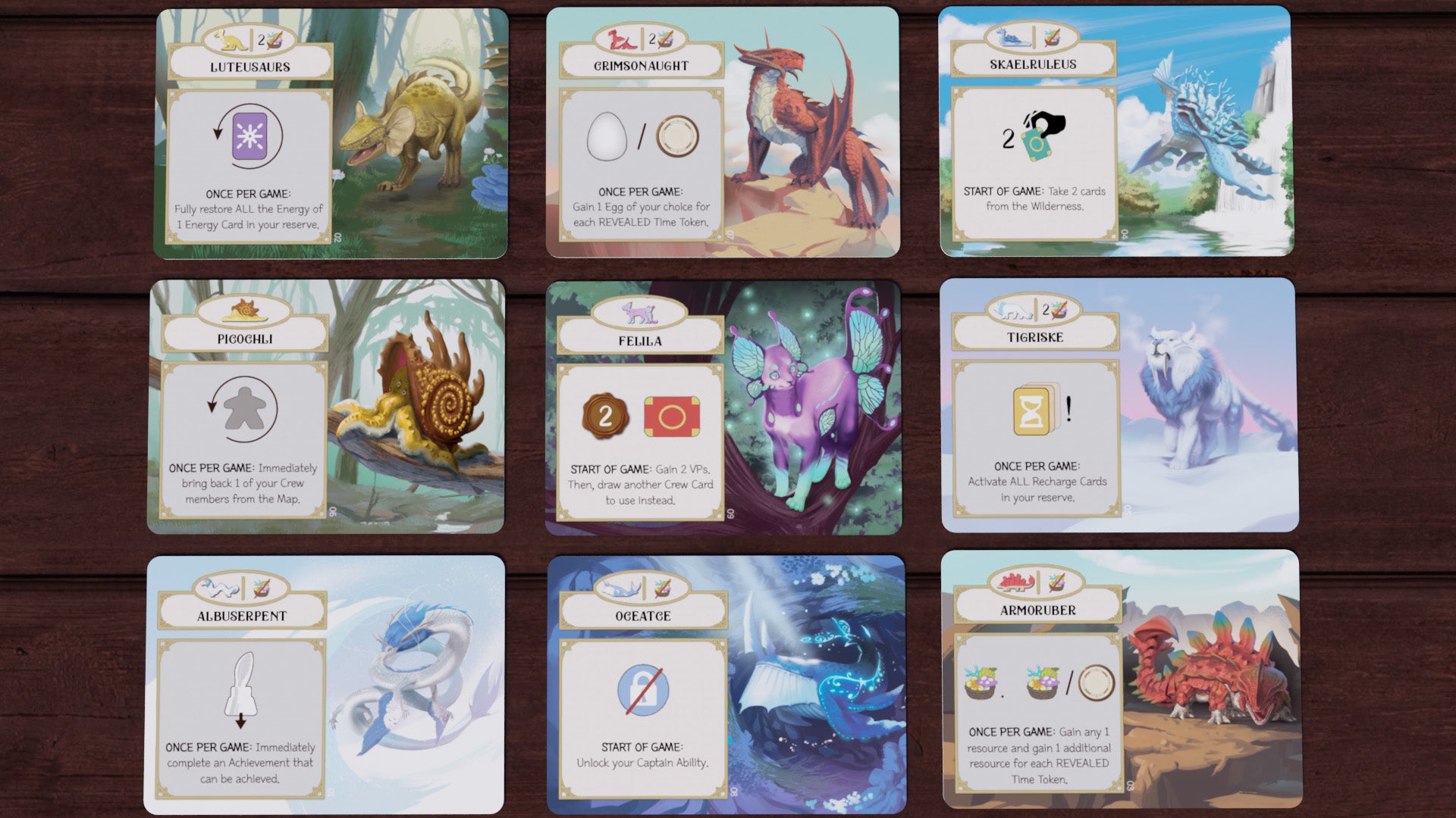 Wondrous Creatures - Crew Set
