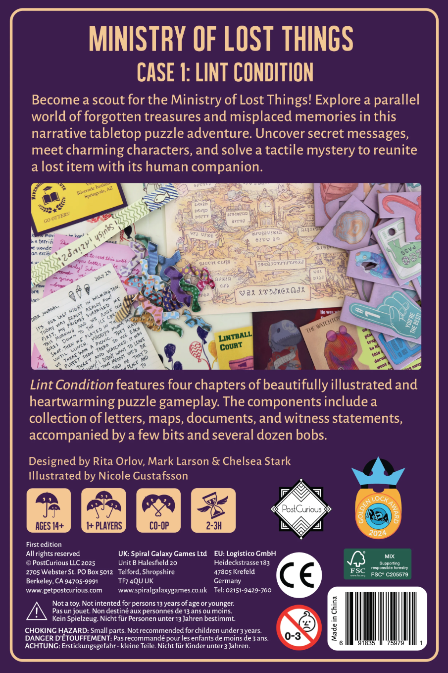 Ministry of Lost Things: Lint Condition