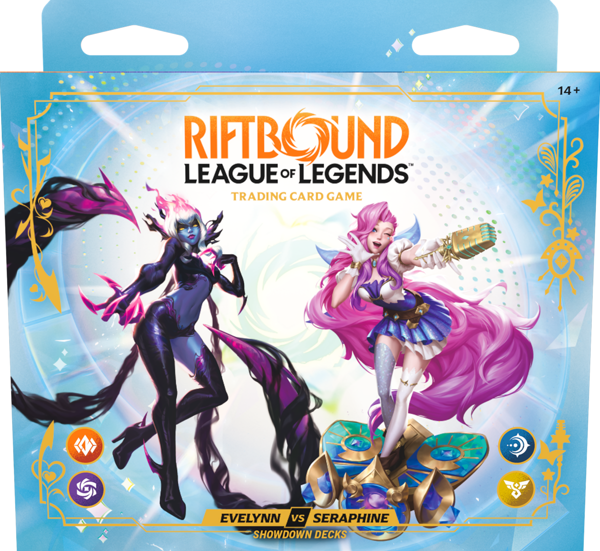 Riftbound - League of Legends TCG - Radiance - Champion Deck: Evelynn vs. Seraphine
