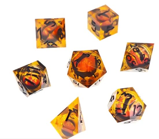 Sharp Edge Eyeball Dice: Infernal