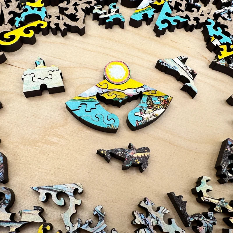 Mini StumpCraft Jigsaw Puzzle: Sidney Spit