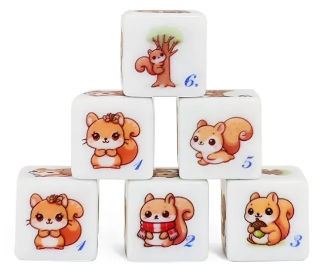 Squirrel Dice 12d6 Dice Block