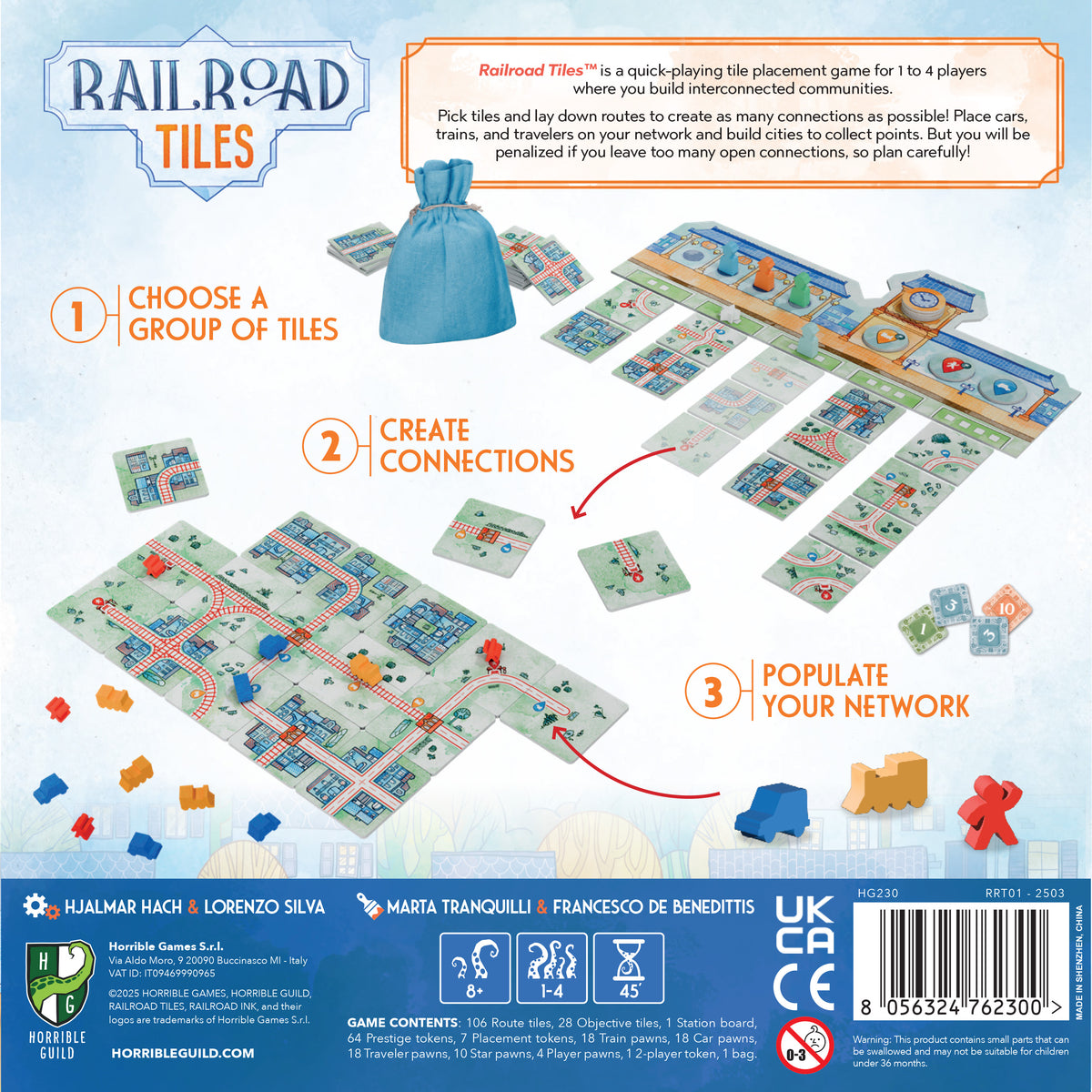 Jeu de base Tuiles Ferroviaires