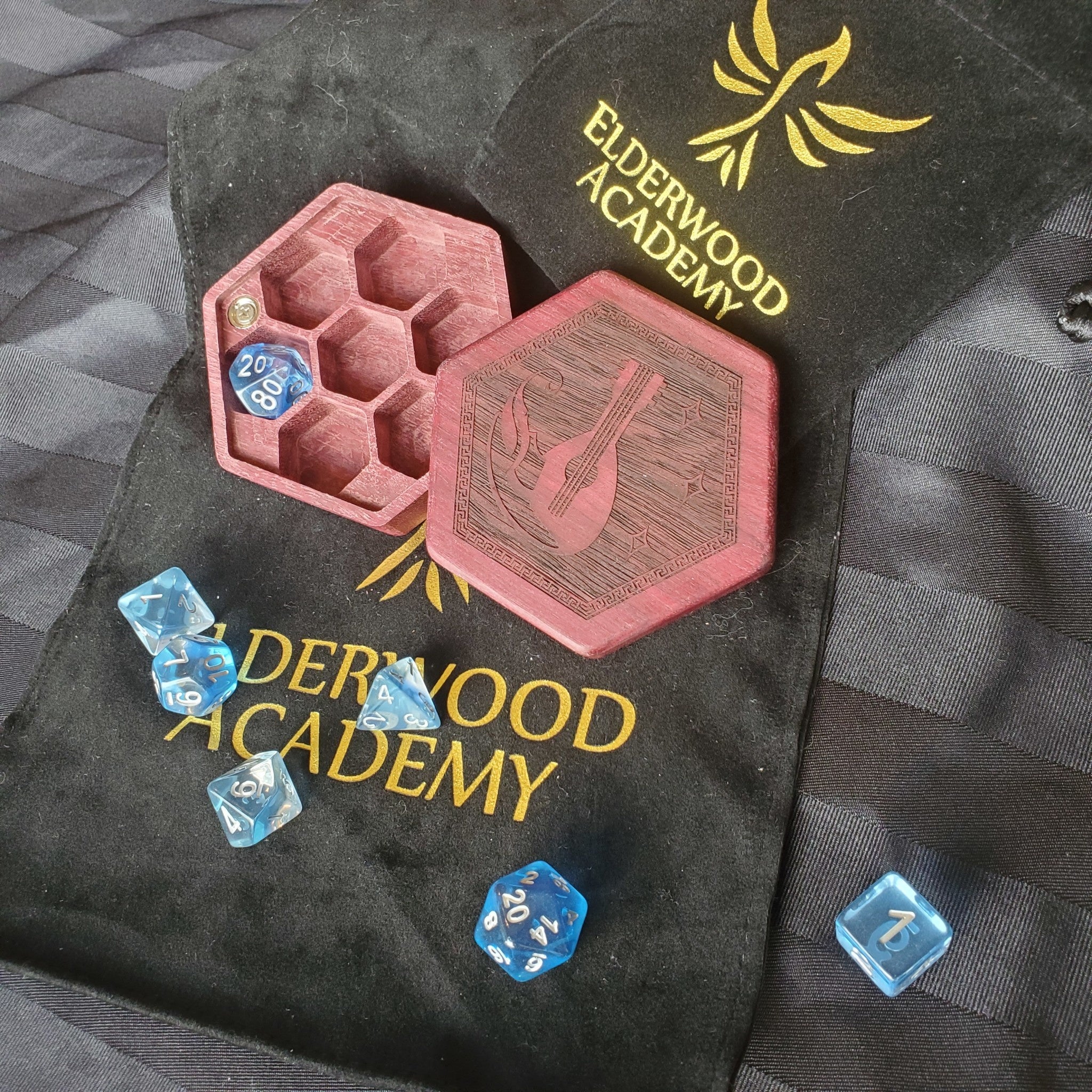 Table Top Cafe Elderwood Academy Hex Chest: Bard, Purpleheart