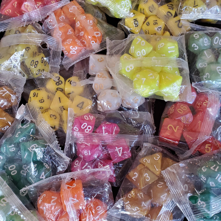 Table Top Cafe Polyhedral Dice Set 4.99