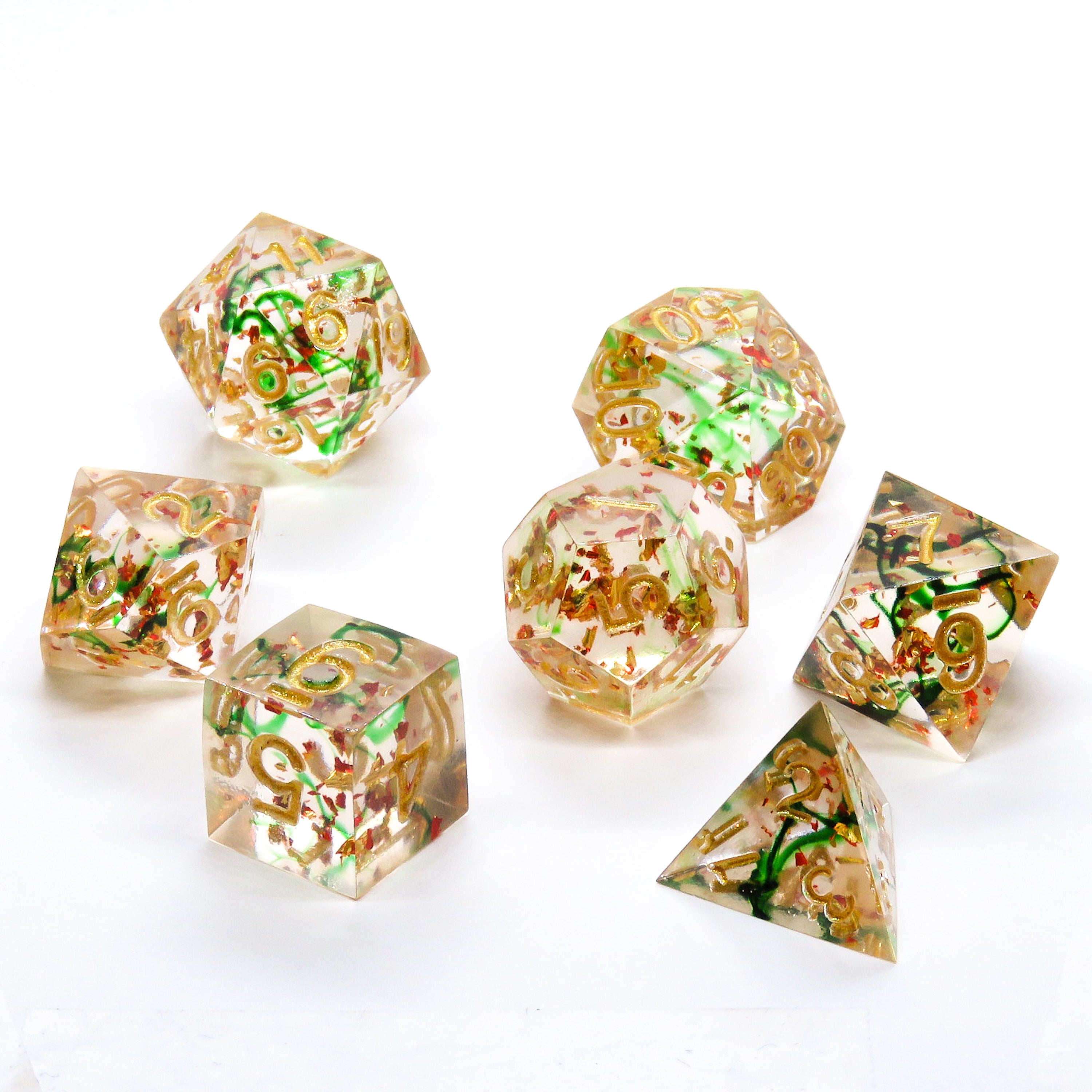Sharp Edge Resin Dice: English Rose