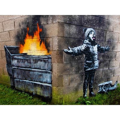 Puzzle : 1000 Urban Art Graffiti : Banksy Season’s Greetings