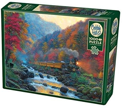 Table Top Cafe Puzzle: 1000 Smoky Train
