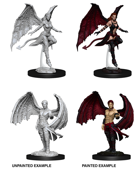 Table Top Cafe D&D Nolzurs Marvelous Unpainted Miniatures: Wave 10: Succubus & Incubus