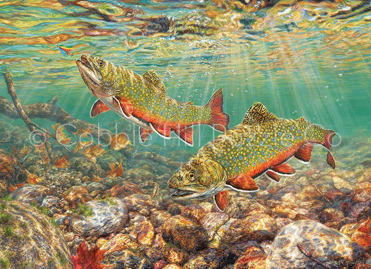 Table Top Cafe Puzzle: 1000 Brook Trout