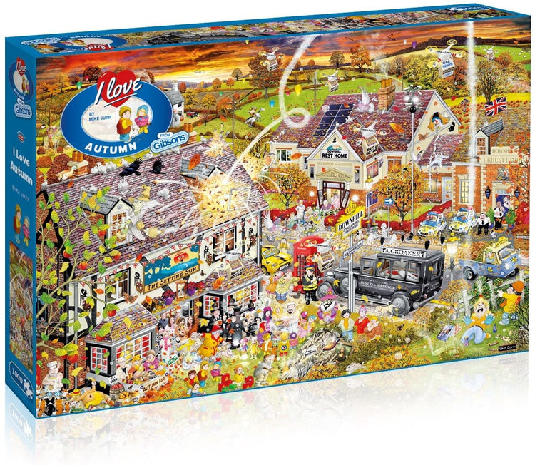 Table Top Cafe Puzzle: 1000 I Love Autumn