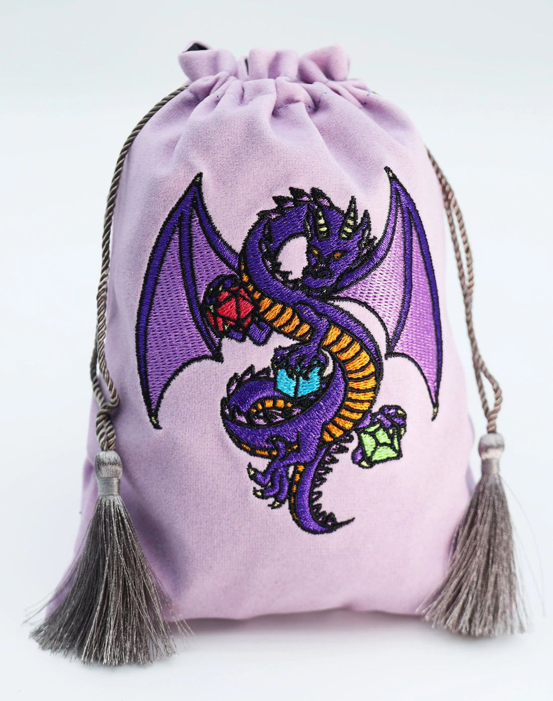 Dice Bag - Purple Dragon