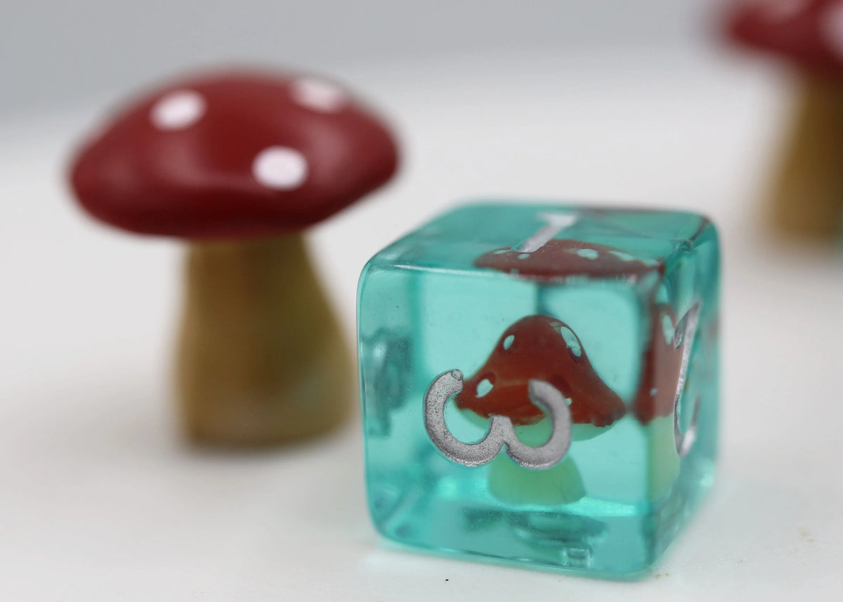 Set de Dés JdR Champignons "Power Up"