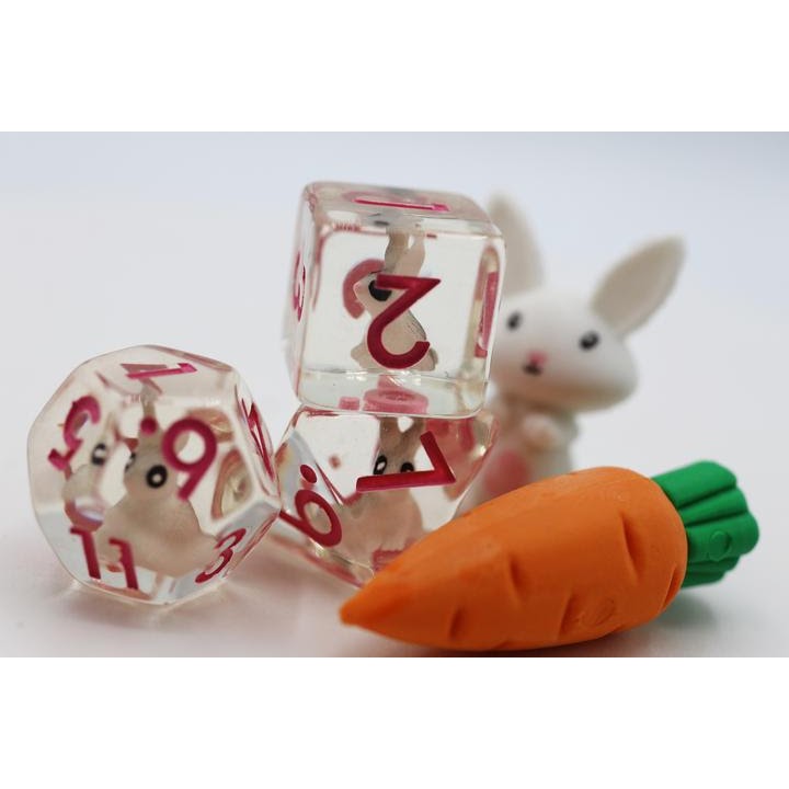 Table Top Cafe Backyard Bunny RPG Dice Set