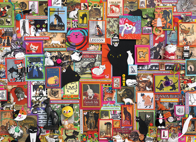 Table Top Cafe Puzzle: 1000 Catsville