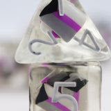 Table Top Cafe Demisexual Flag RPG Dice Set