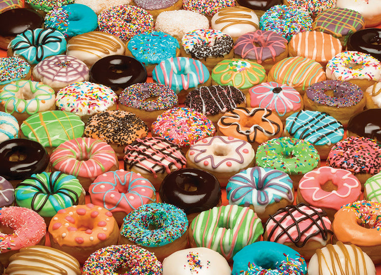 Table Top Cafe Puzzle: 1000 Doughnuts
