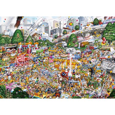 Table Top Cafe Puzzle: 1000 I Love Car Boot Sales