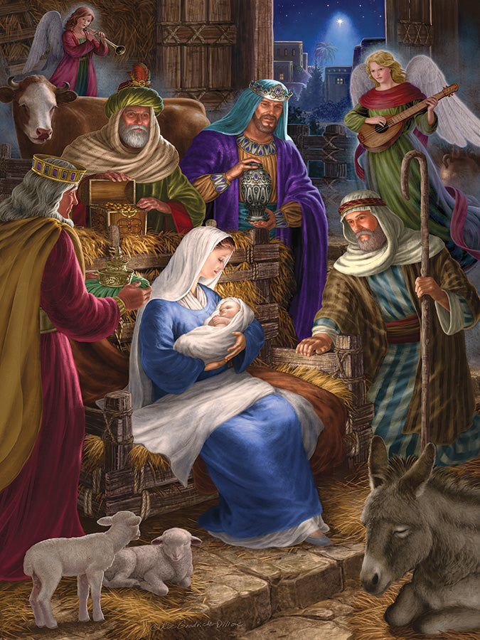 Puzzle : 350 Nuit sainte (Famille)