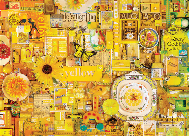 Table Top Cafe Puzzle: 1000 Yellow