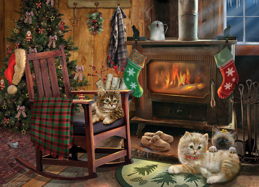Puzzle: 500 Kittens by the Stove