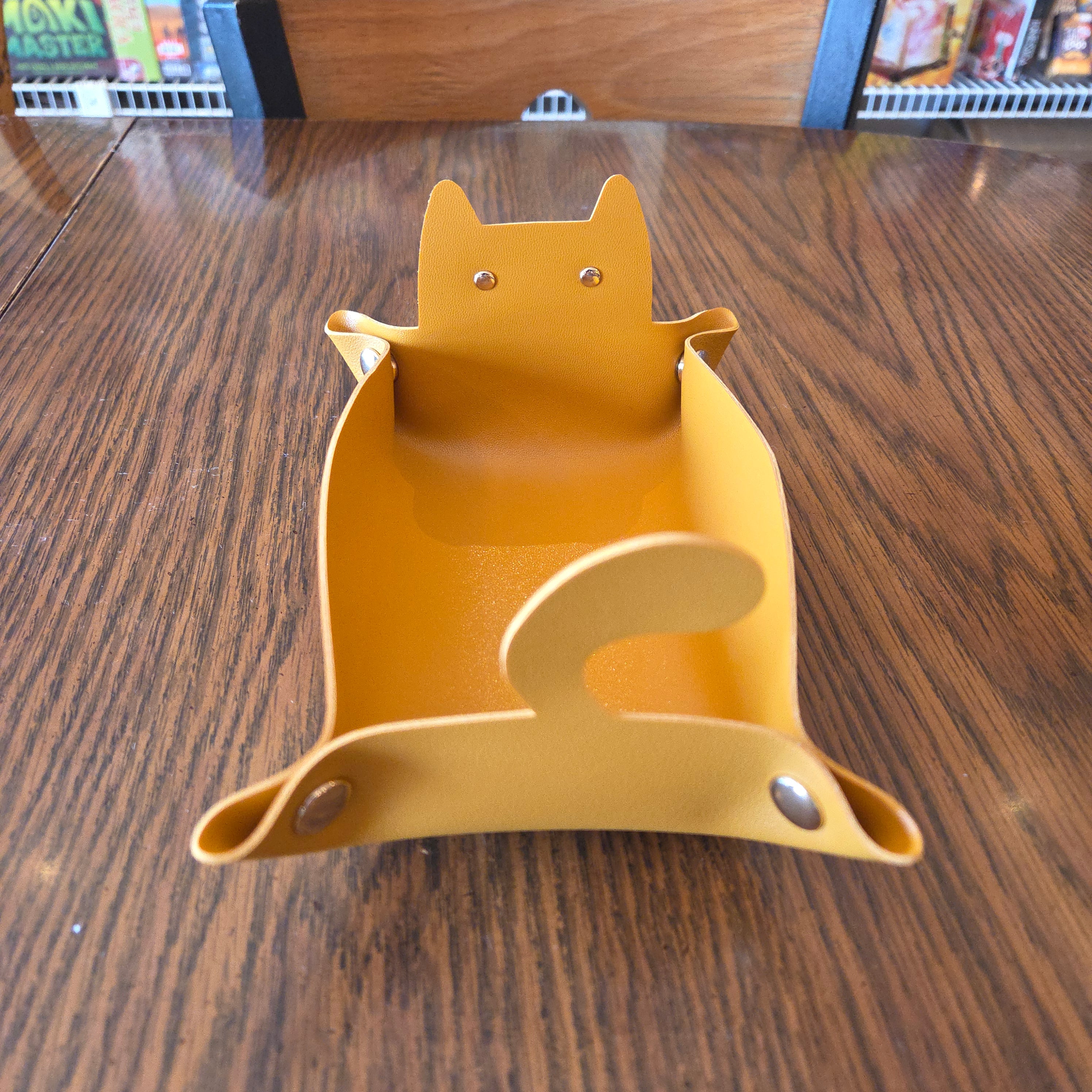 Bac à dés en forme de chat